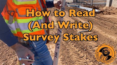 reading construction survey stakes